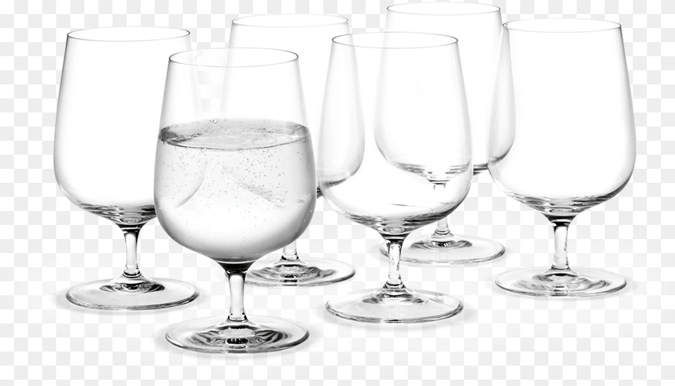 Holmegaard Bouquet Water Beer Glass 38cl 6pcs Wine Glass, Alcohol, Beverage, Goblet, Liquor Free Png