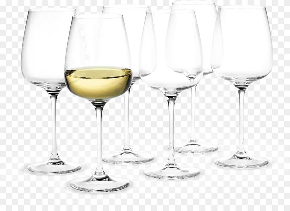 Holmegaard Bouquet White Wine Glass 41cl 6pcs Holmegrd Glass, Alcohol, Beverage, Liquor, Wine Glass Free Png Download