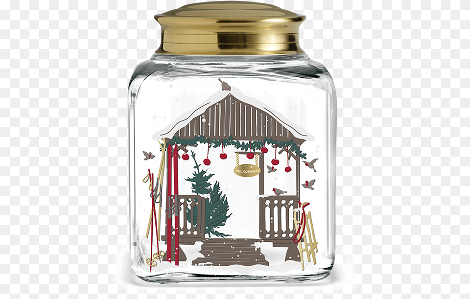 Holmegaard Christmas Biscuit Jar 2019 Multi H16 5 Holmegaard Holmegaard Jul, Bottle, Shaker Free Transparent Png