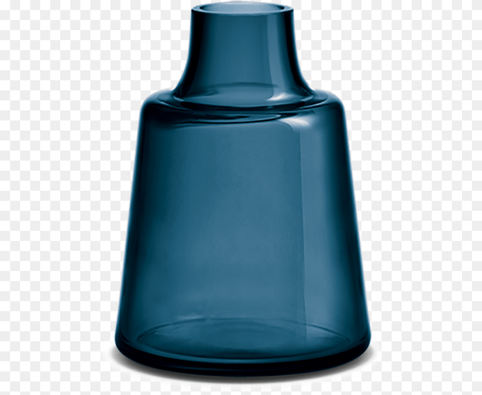 Holmegaard Flora Vase Louise Campbell Vase Blau Glas, Bottle, Jar, Pottery, Glass Png Image