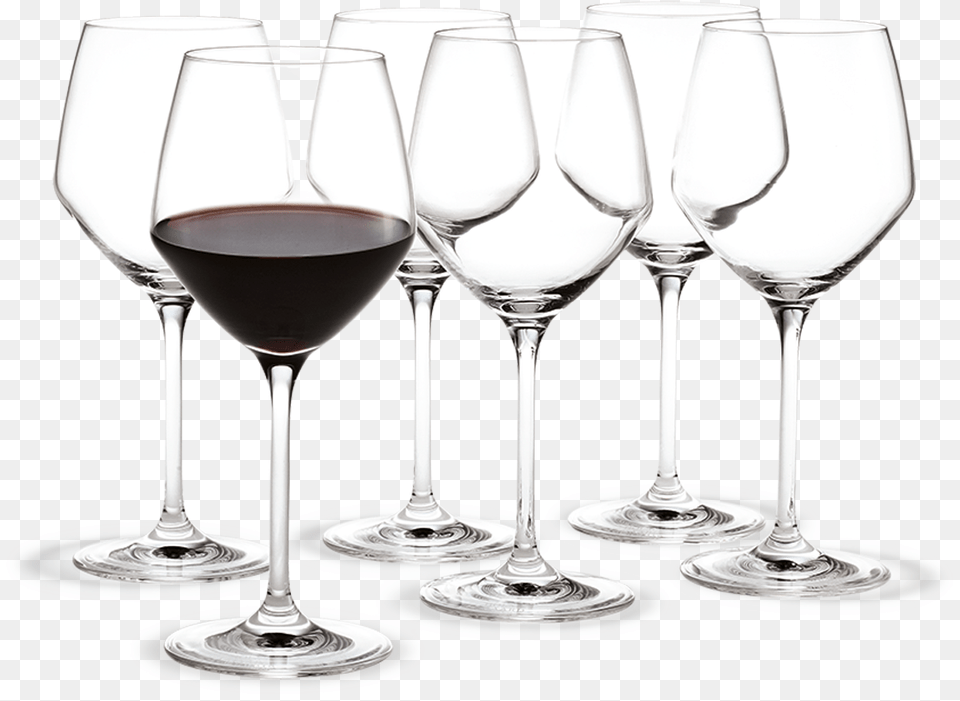 Holmegaard Perfection Red Wine Glass 43cl 6pcs Wine Glass, Alcohol, Beverage, Liquor, Wine Glass Free Transparent Png