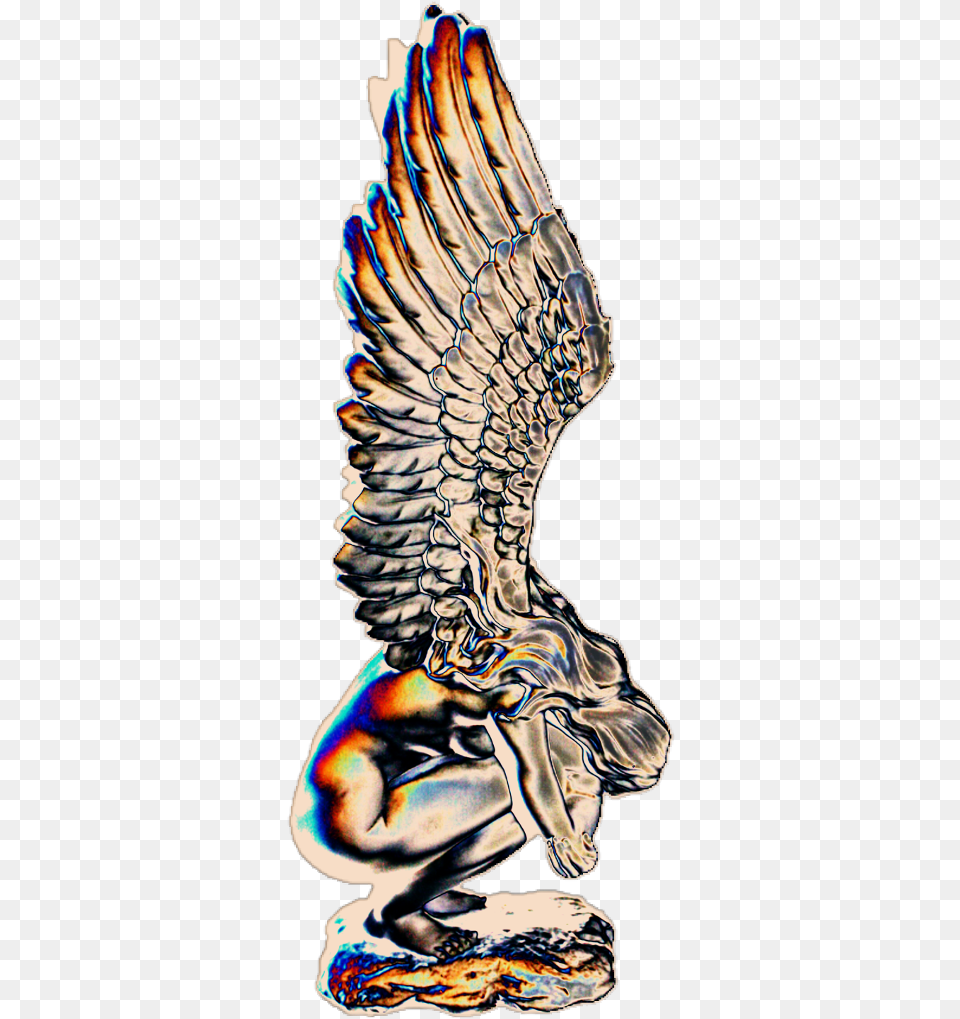 Holo Holographic Angel Wings Holodaze Holo Holographic Illustration, Accessories, Person, Ornament Free Transparent Png