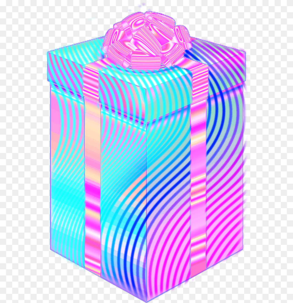 Holo Holographic Holodaze Present Christmasholo Box, Gift Free Png