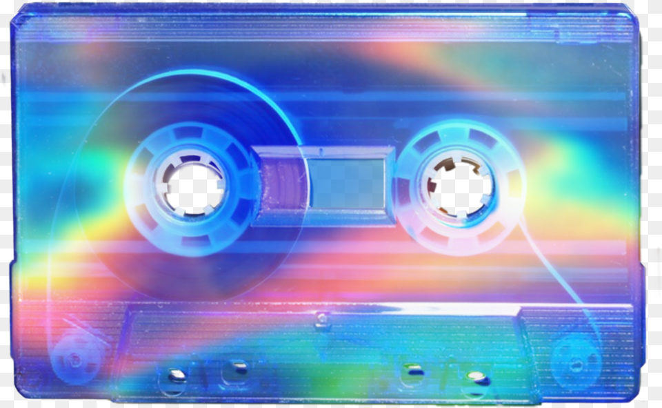 Holo Holographic Vaporwave Aesthetic Tumblr Electronics, Cassette, Disk Png