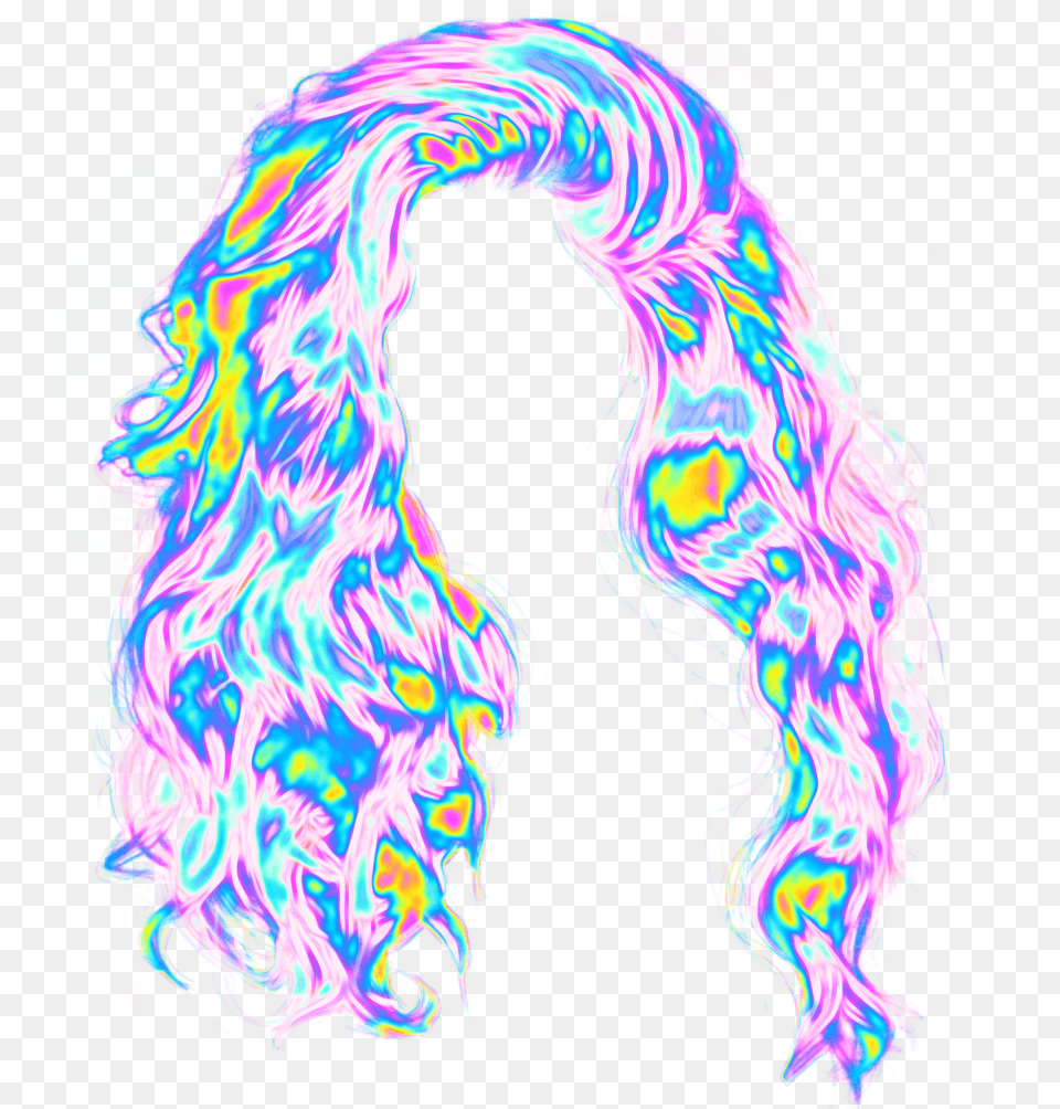 Holo Holographic Vaporwave Aesthetic Tumblr Sticker Clip Art, Purple, Adult, Female, Person Png Image