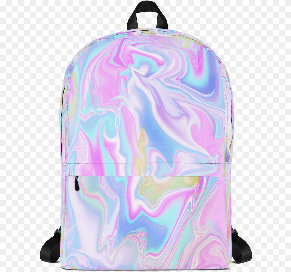 Holo Marble Tumblr Soft Grunge Backpack Aesthetic Backpack, Bag Png
