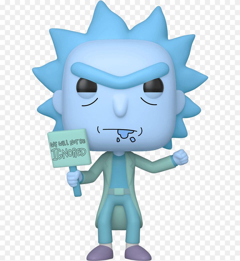 Hologram Rick Clone Funko, Baby, Person, Face, Head Png Image