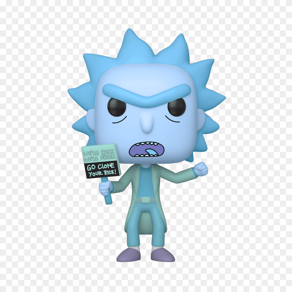 Hologram Rick Clone Funko Pop, Baby, Person, Plush, Toy Free Transparent Png