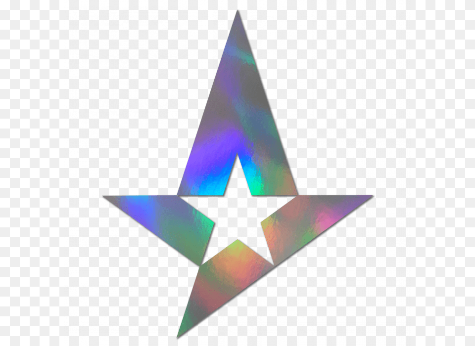 Holographic Astralis, Star Symbol, Symbol, Triangle Free Transparent Png