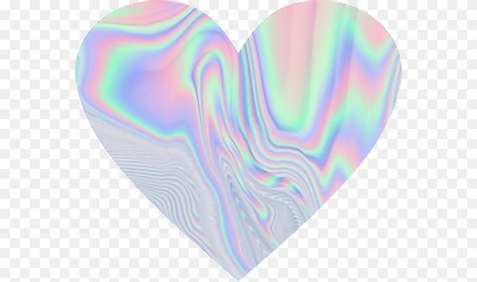 Holographic Holo Pastel Rainbow Heart Love Transparent Rainbow Love Heart, Accessories, Gemstone, Jewelry, Ornament Free Png Download
