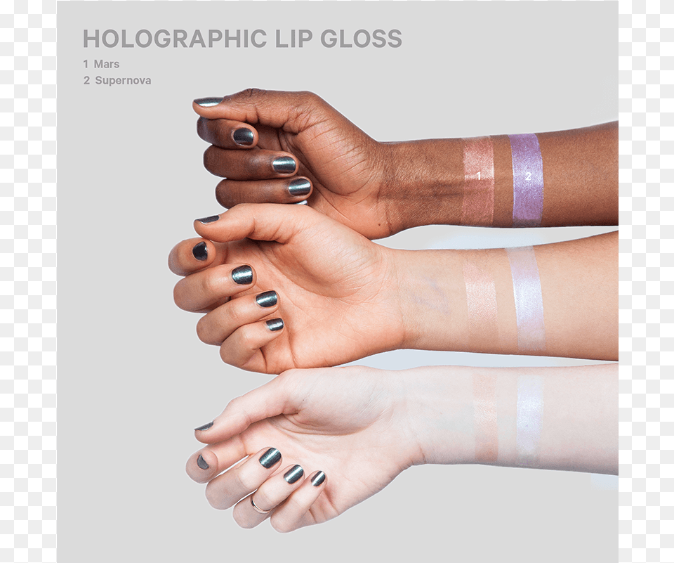 Holographic Lip Gloss Large Milk Makeup Holographic Stick, Body Part, Finger, Hand, Nail Free Transparent Png