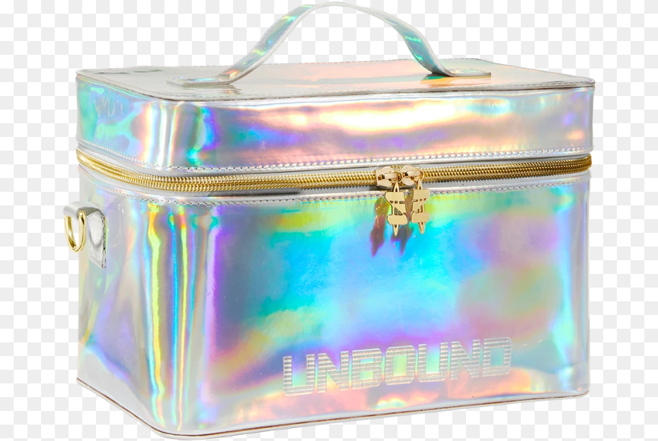 Holographic Train Travel Case With Mirror Handbag, Box, Accessories, Bag Free Png Download