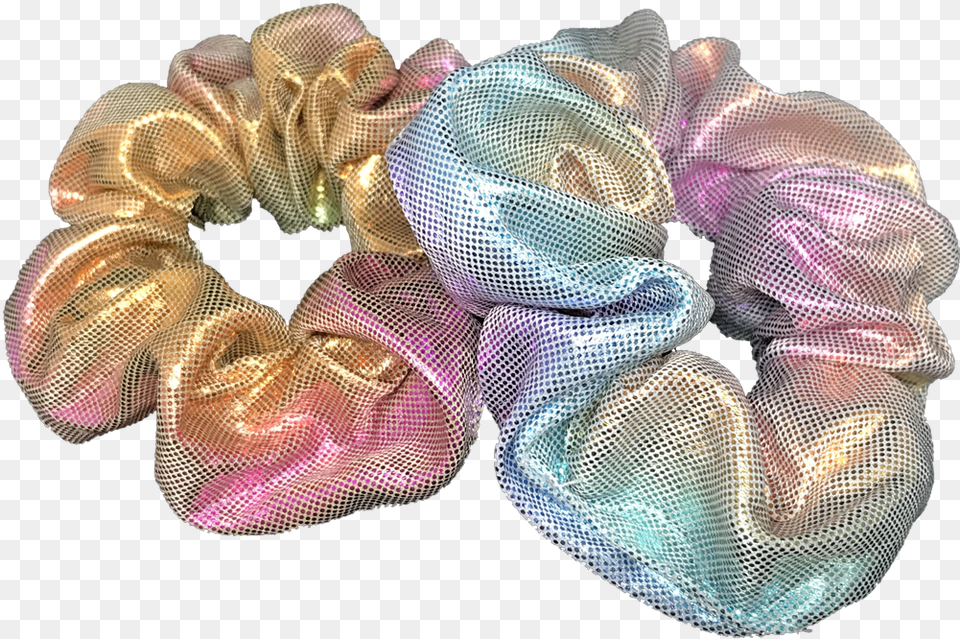 Holographic Unicorn Hair Scrunchie Headpiece, Cushion, Home Decor, Baby, Person Png Image