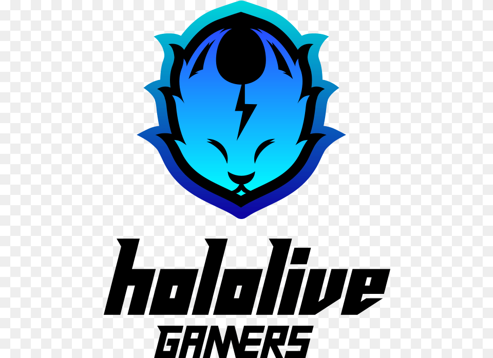 Hololive Hololive Gamers Logo, Symbol, Emblem, Face, Head Free Png