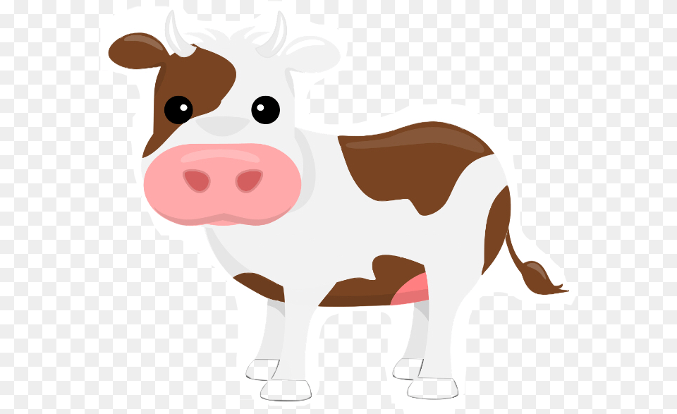 Holstein Friesian Cattle Clip Art Dairy Cattle Portable Transparent Background Cow Clipart, Animal, Dairy Cow, Livestock, Mammal Free Png Download