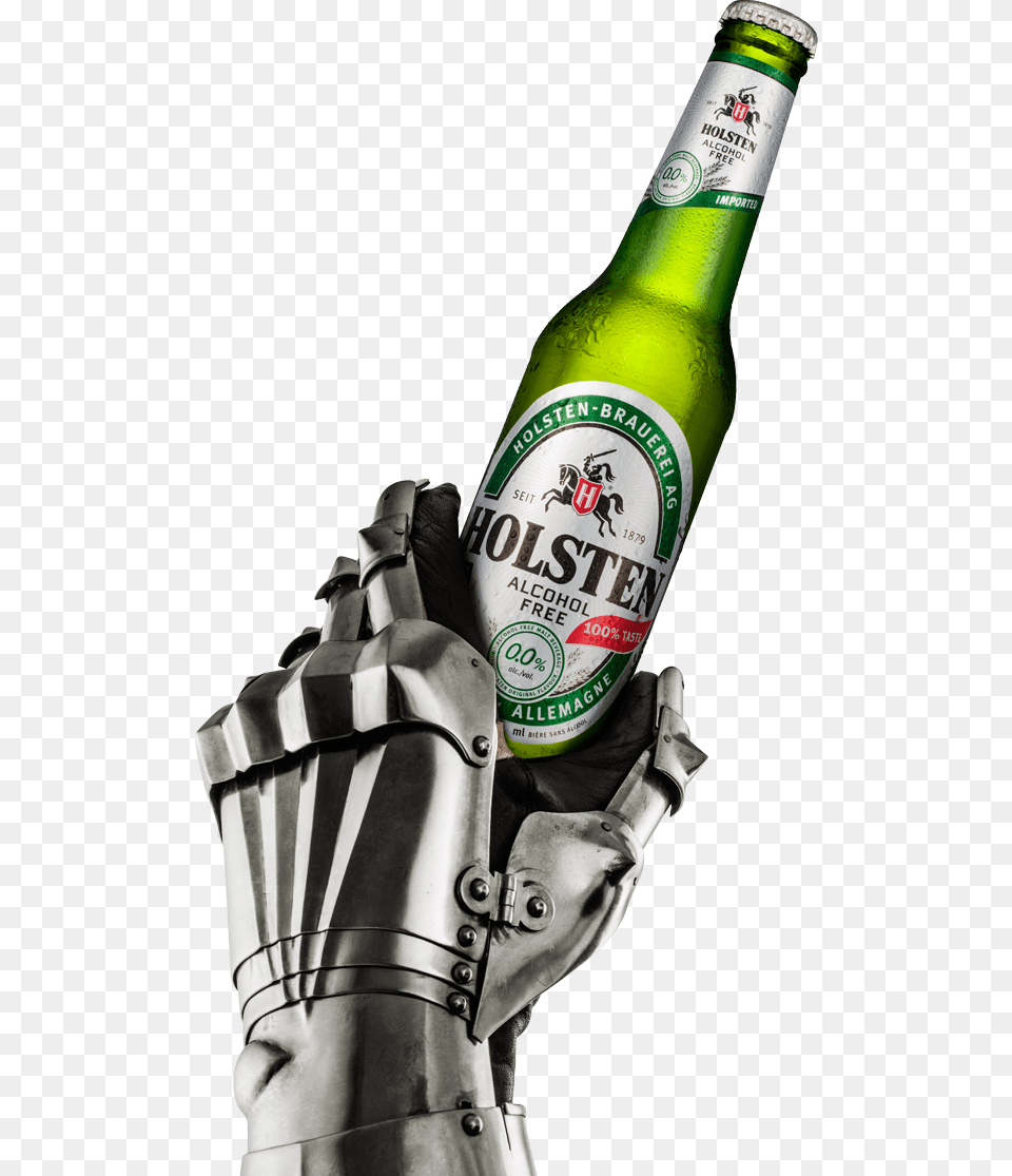 Holsten Knights, Alcohol, Beer, Beer Bottle, Beverage Png Image