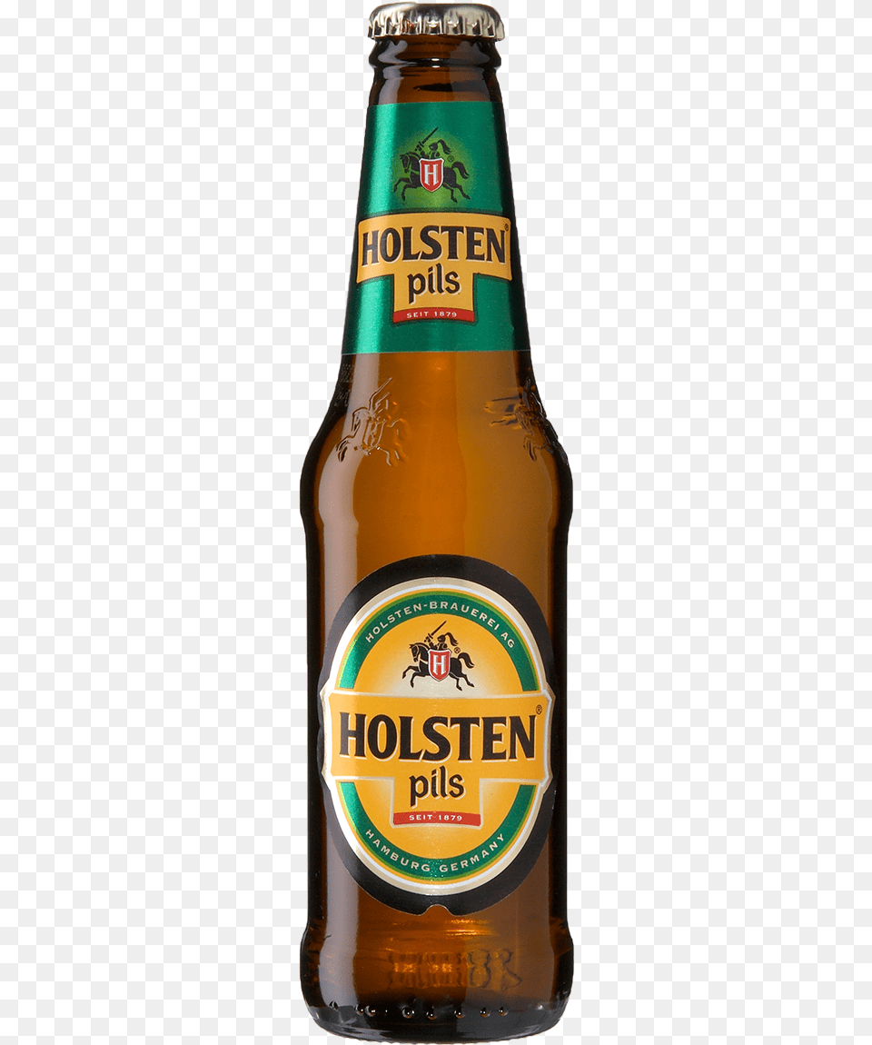 Holsten Pils Beer, Alcohol, Beer Bottle, Beverage, Bottle Png Image