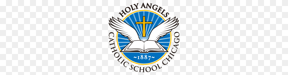 Holy Angels Catholic School, Emblem, Symbol, Logo, Cross Png Image