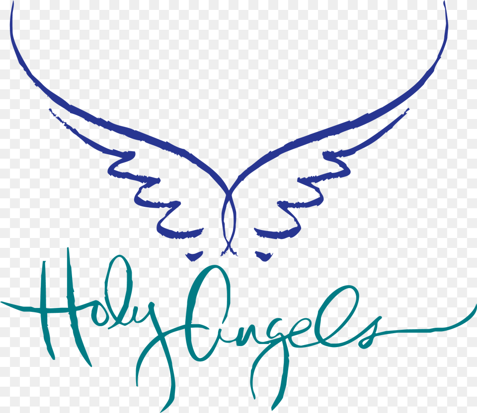 Holy Angels Shreveport Logo, Handwriting, Text Free Png