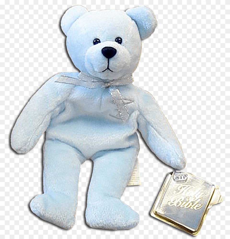 Holy Bear Purity The Baptism Blue Teddy Bear Teddy Bear, Teddy Bear, Toy, Plush Free Png