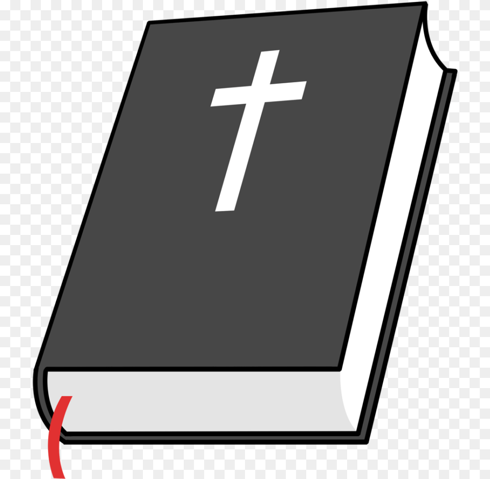 Holy Bible And Cross Clipart 4 Cartoon Bible No Background, Publication, Book, Symbol, Text Free Png