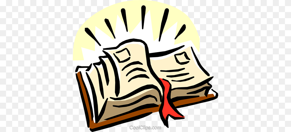 Holy Bible Royalty Free Vector Clip Art Illustration, Book, Person, Publication, Reading Png