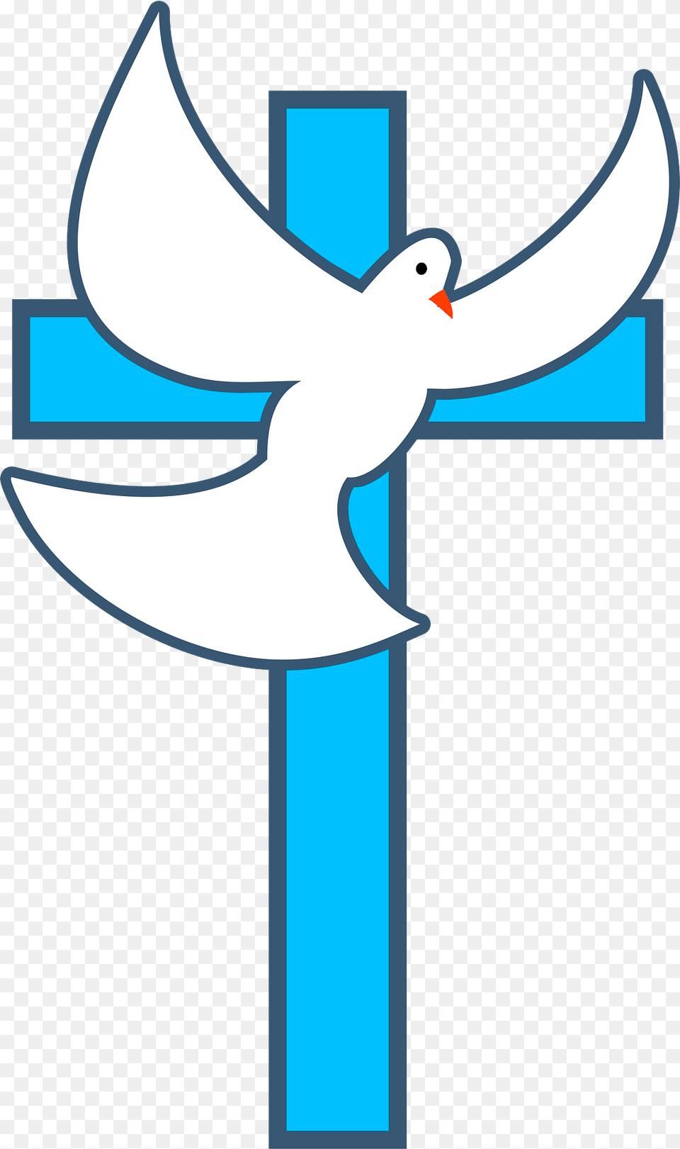 Holy Dove Clipart, Animal, Bird, Cross, Pigeon Free Transparent Png