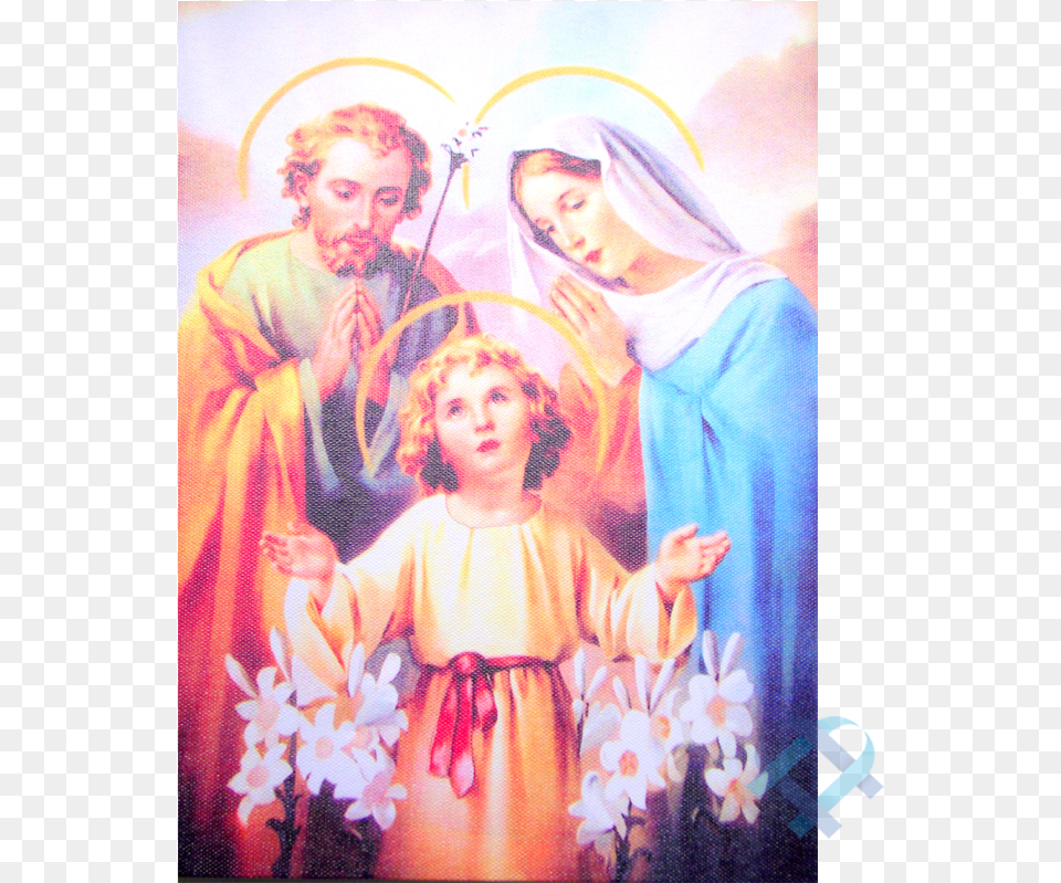 Holy Family In Cherry Frame 1025x1225quot 8x10 Print, Adult, Person, Woman, Girl Free Png