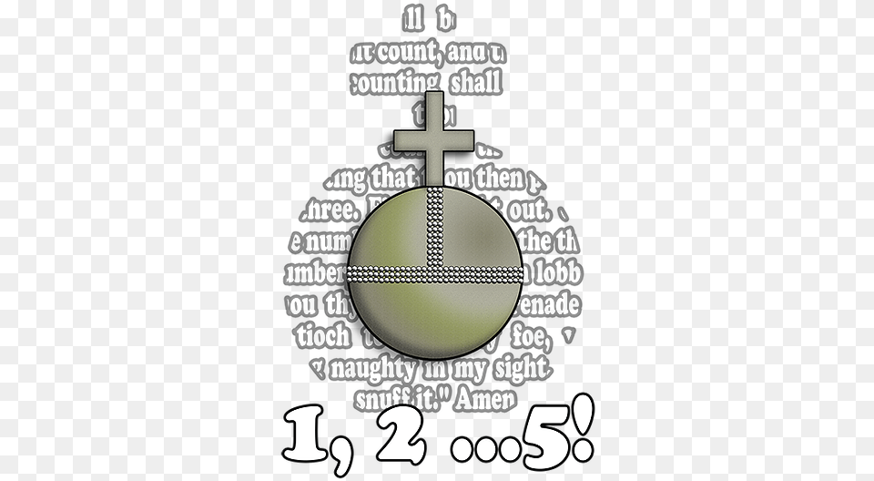 Holy Hand Grenade Of Antioch Antioch, Cross, Symbol, Advertisement, Poster Free Transparent Png
