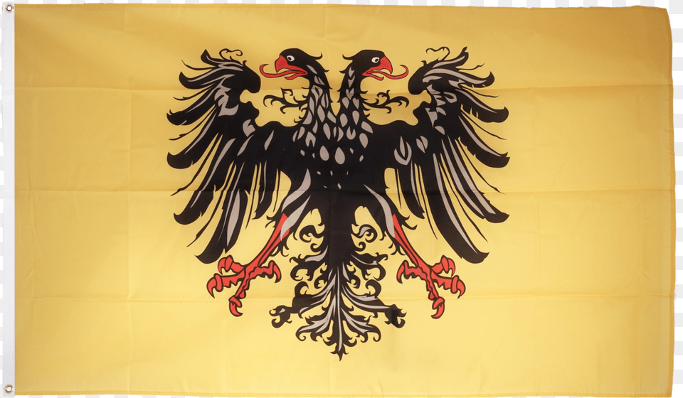 Holy Roman Empire After 1400 Flag German First Reich Flag, Emblem, Symbol, Person, Face Png