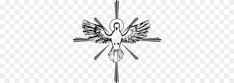 Holy Spirit Gray Png Image