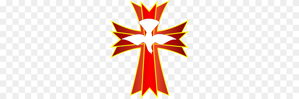 Holy Spirit Clip Art Image, Symbol, Logo, Emblem, Cross Free Png
