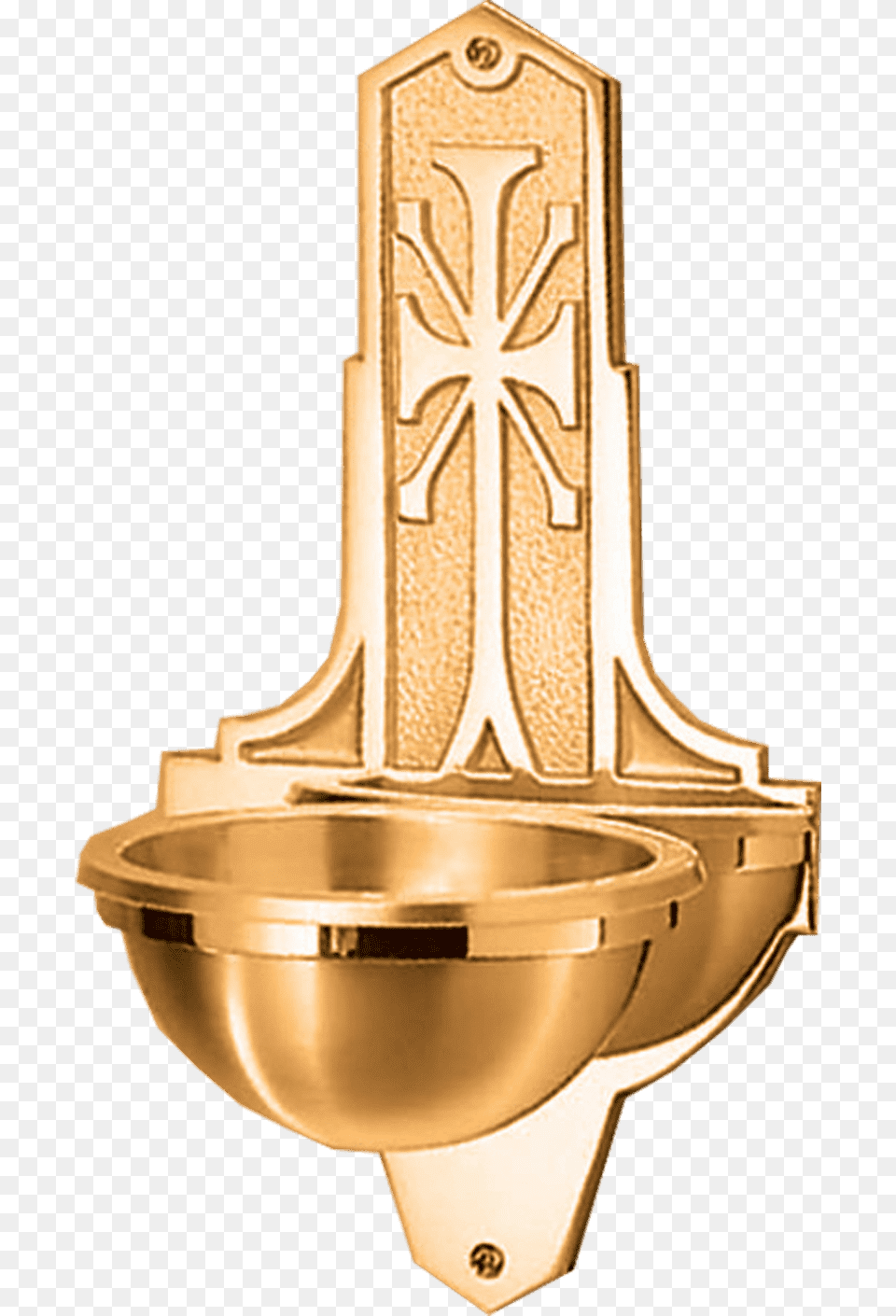 Holy Water Font Gift Holy Water Font Transparent, Architecture, Fountain, Lighting, Bronze Free Png Download