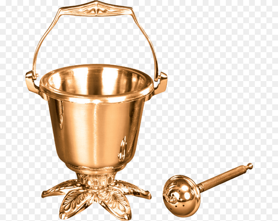 Holy Water Pot With Sprinkler Gift Image Holy Water Pot And Sprinkler Clipart, Bucket, Smoke Pipe Png