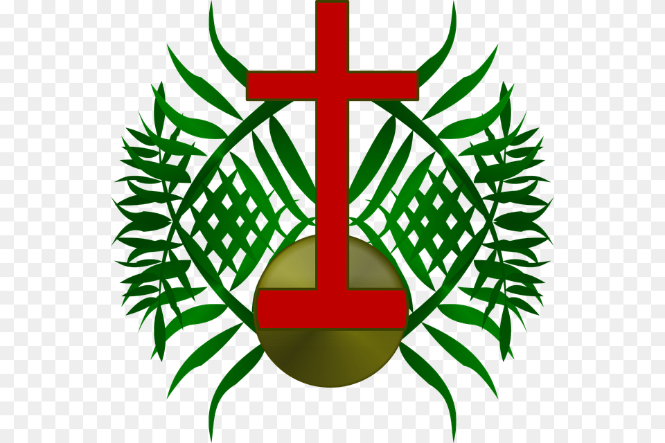 Holy Week, Cross, Symbol, Green Free Transparent Png