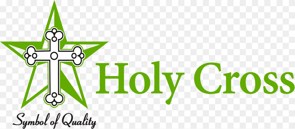 Holycross Traders Logo, Cross, Symbol, Green Free Png Download