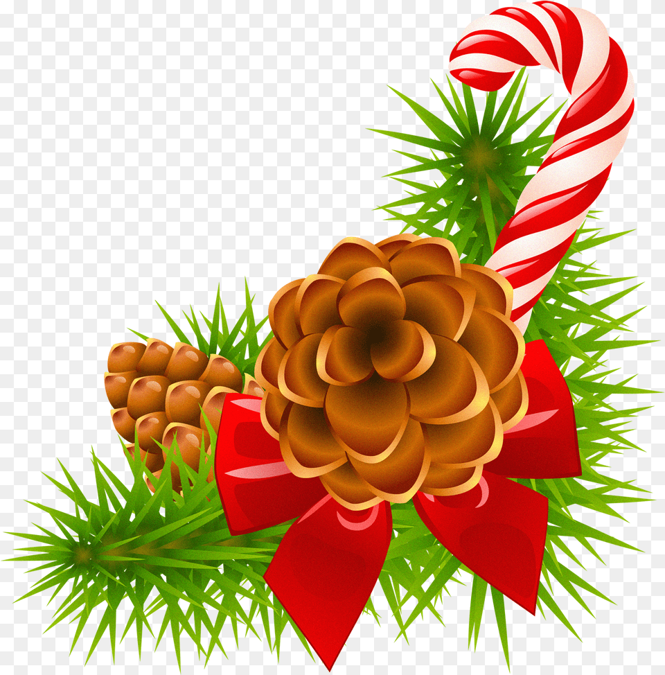 Holydays Clipart Pinecone Christmas Pine Cone Clip Art, Conifer, Plant, Tree, Food Free Png Download