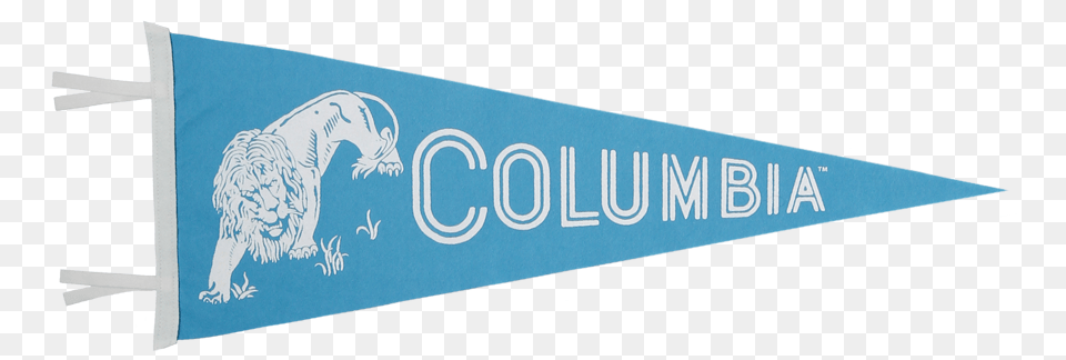 Homage Columbia University Flocked Ivy League Pennant Columbia University Pennant, Animal, Mammal, Wildlife, Zebra Free Transparent Png