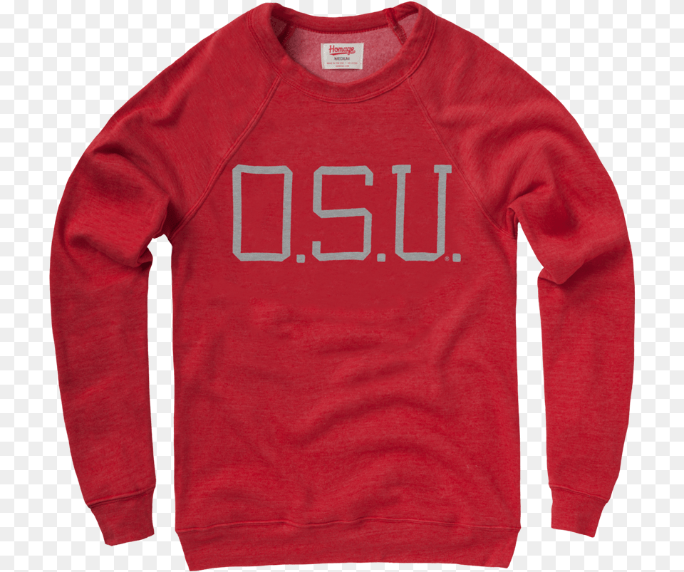 Homage O S U Ohio State Football Crewneck Sweatshirt Osu Men39s Crewneck, Clothing, Knitwear, Sweater, Long Sleeve Free Transparent Png