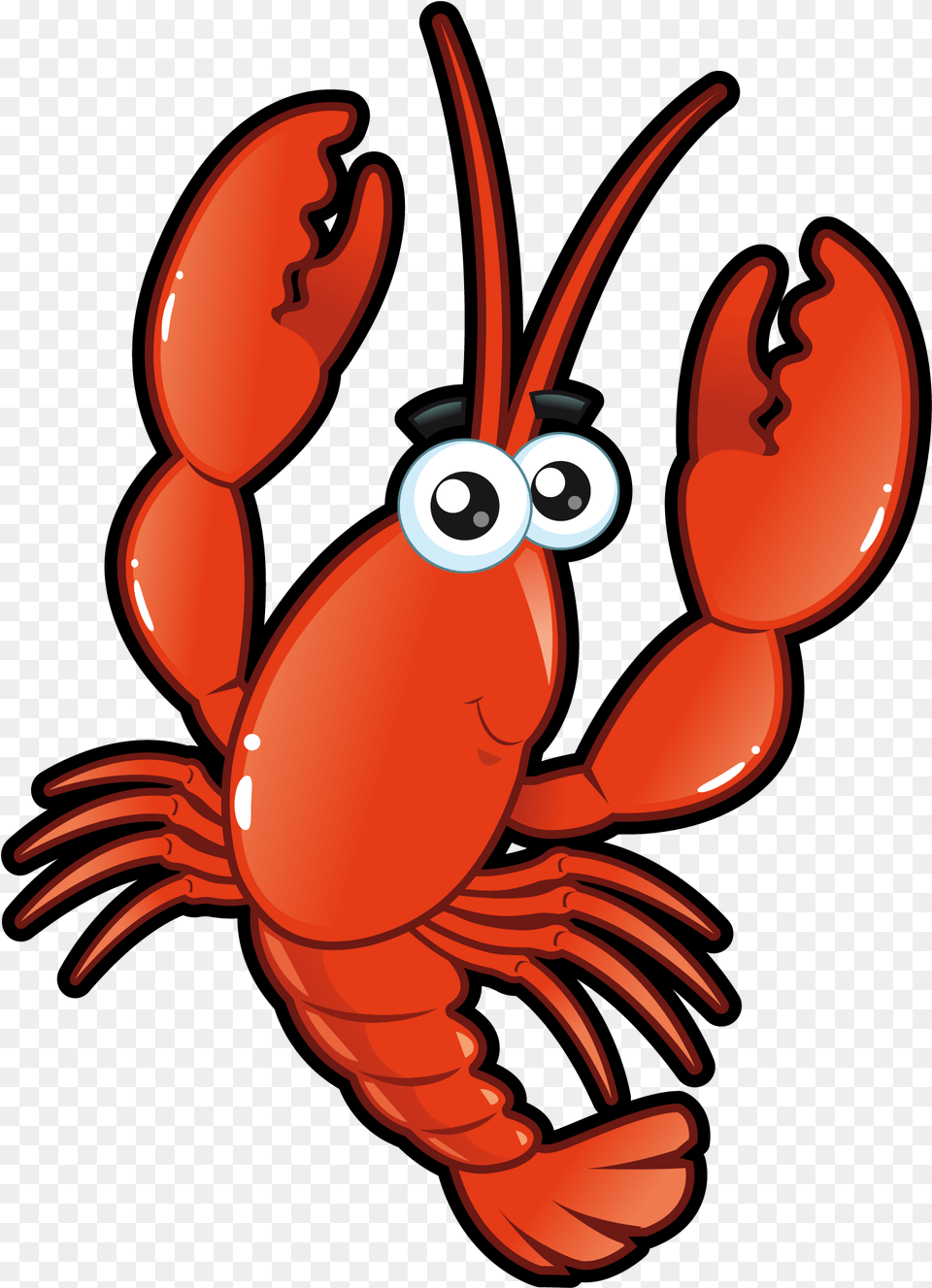 Homarus Cartoon Lobster Roll Drawing Animated Lobster Transparent Background, Food, Seafood, Animal, Sea Life Free Png