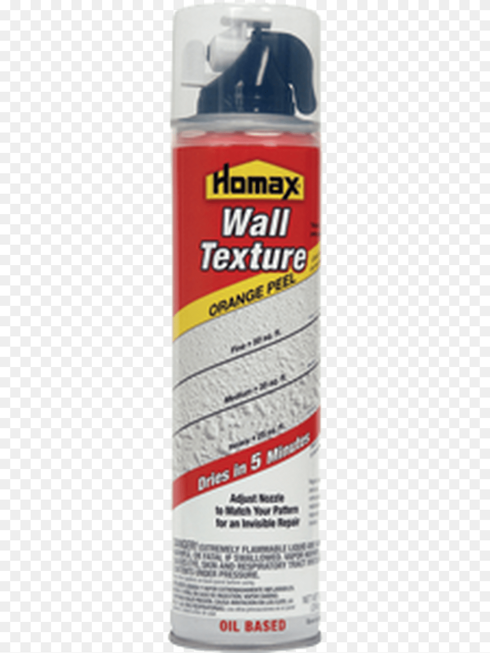 Homax 4050 06 10oz Orange Peel Oil Based Drywall Spray Homax, Tin, Can, Spray Can, Alcohol Free Transparent Png