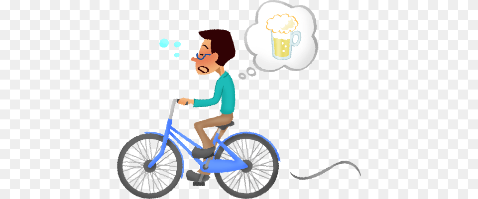 Hombre Borracho Montando Bicicleta Bike To Work Clipart, Wheel, Machine, Person, Baby Png