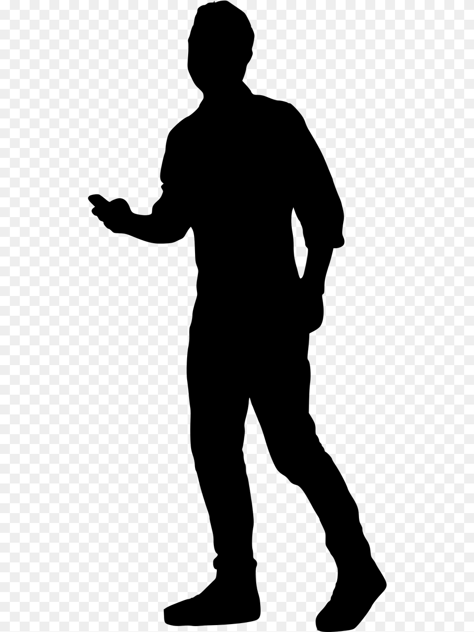 Hombre De Color Negro, Gray Free Transparent Png