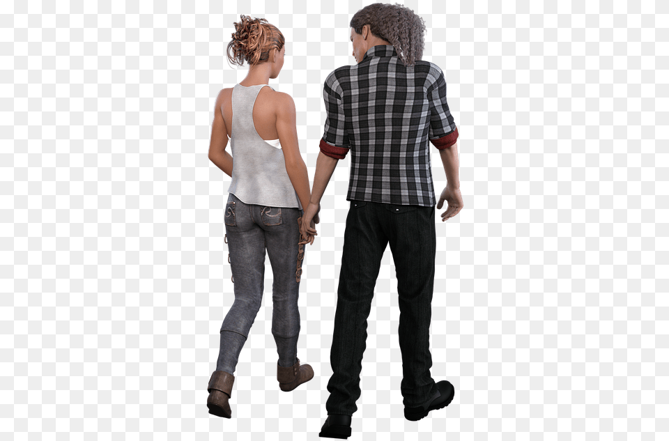 Hombre Mujer Cifras Personas Moderno Hembra Macho Pessoas, Back, Body Part, Clothing, Person Png