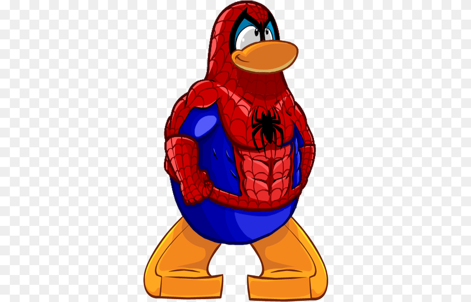 Hombre Spider Man Club Penguin, Animal Png