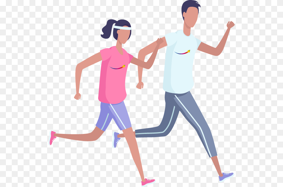 Hombres Y Mujeres Deportistas, Person, Walking, Clothing, Footwear Png Image