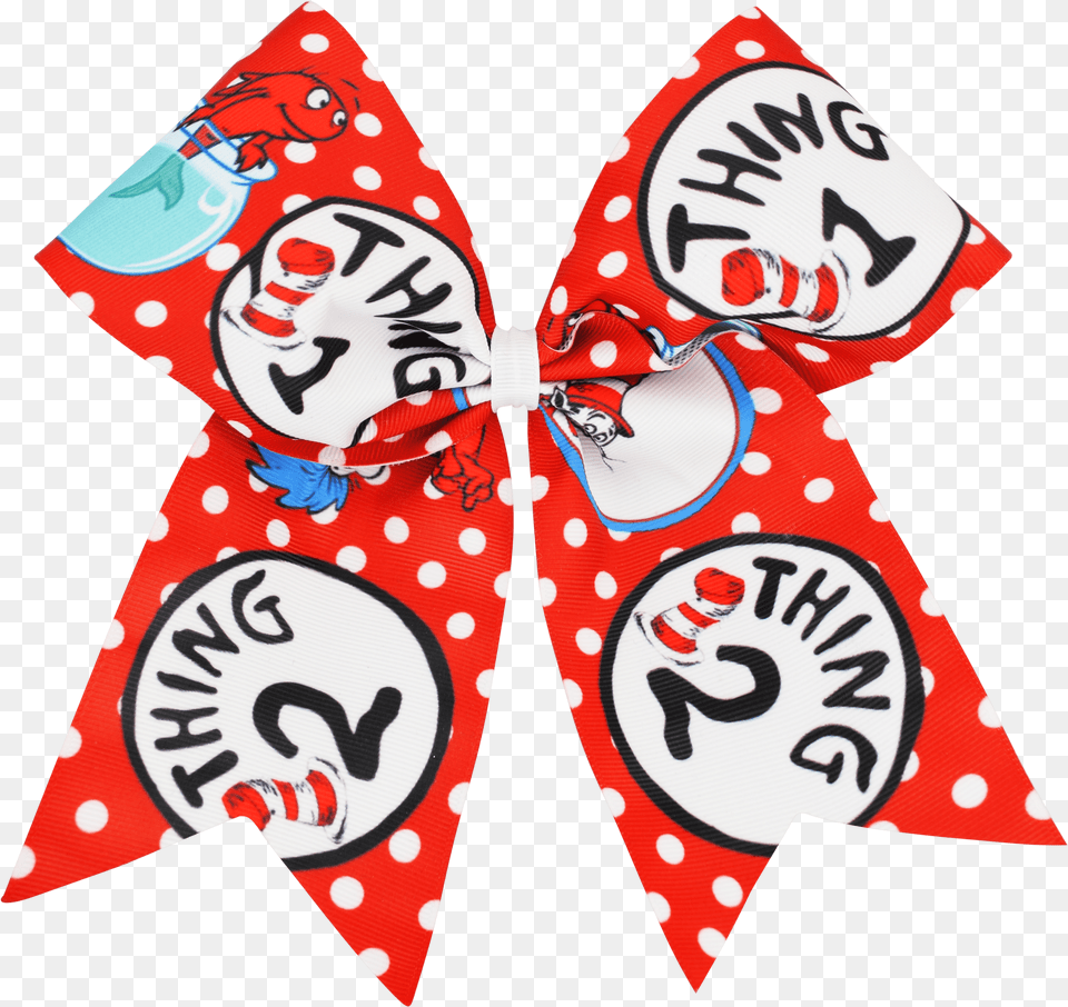 Home Accessories Bows Amp Headwear Patterned Bows Thing 1 And Thing, Formal Wear, Tie Free Png Download