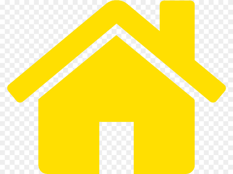 Home Address Icon Yellow, Sign, Symbol, Person Free Png Download