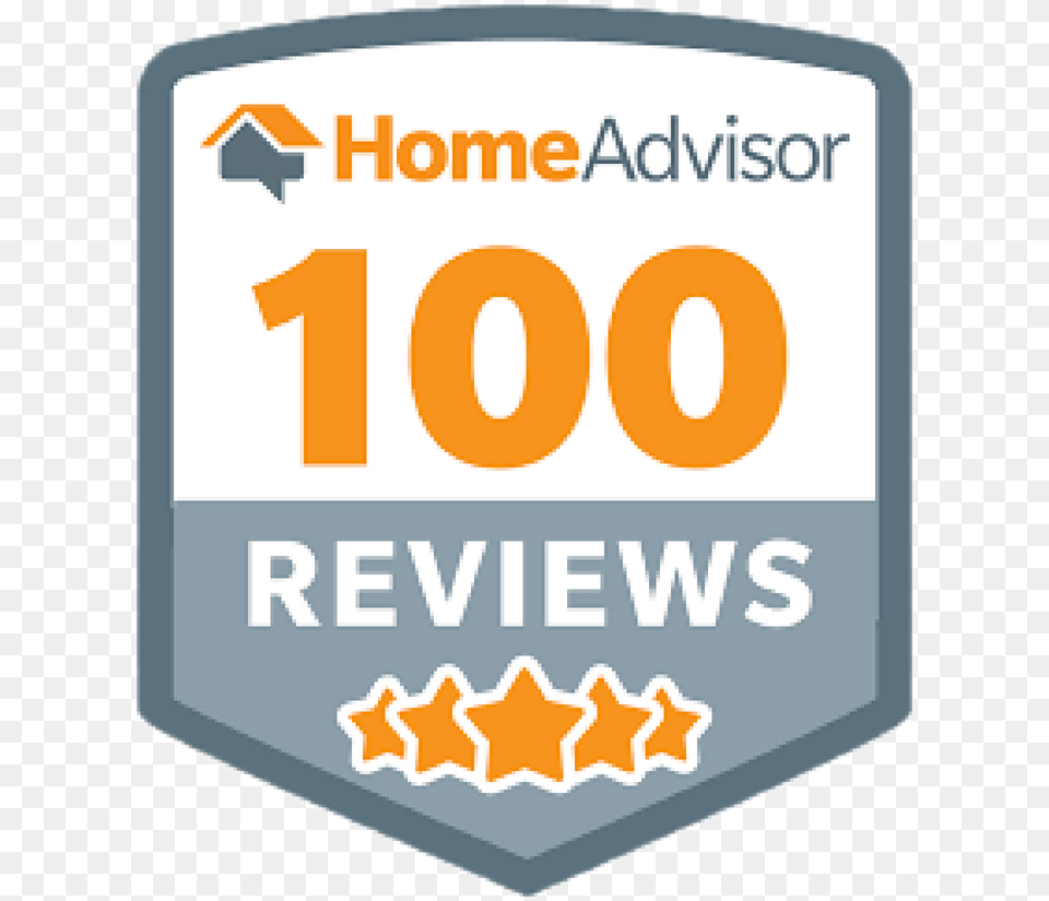 Home Advisor 100 Reviews, Badge, Logo, Symbol Free Transparent Png