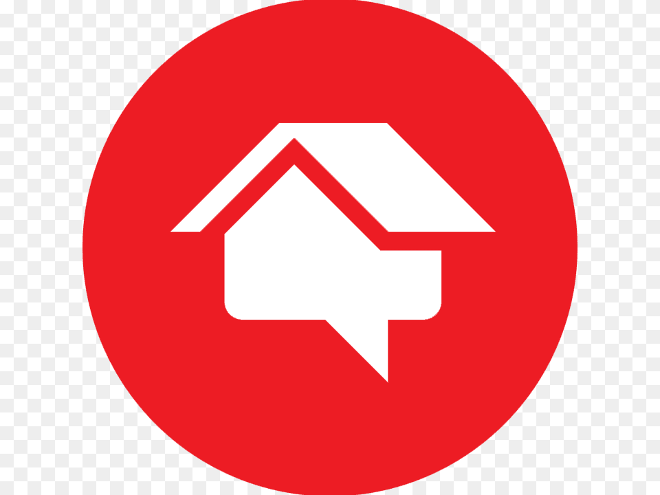 Home Advisor Logo Red Swiss Krono, Sign, Symbol, Road Sign, Disk Png Image